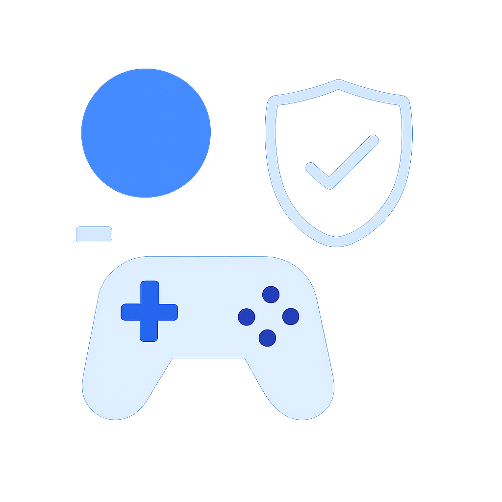 An icon representing guidance for Jalwa Games users.