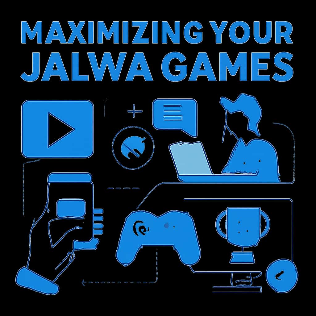 An educational diagram illustrating maximizing experience in Jalwa Games.
