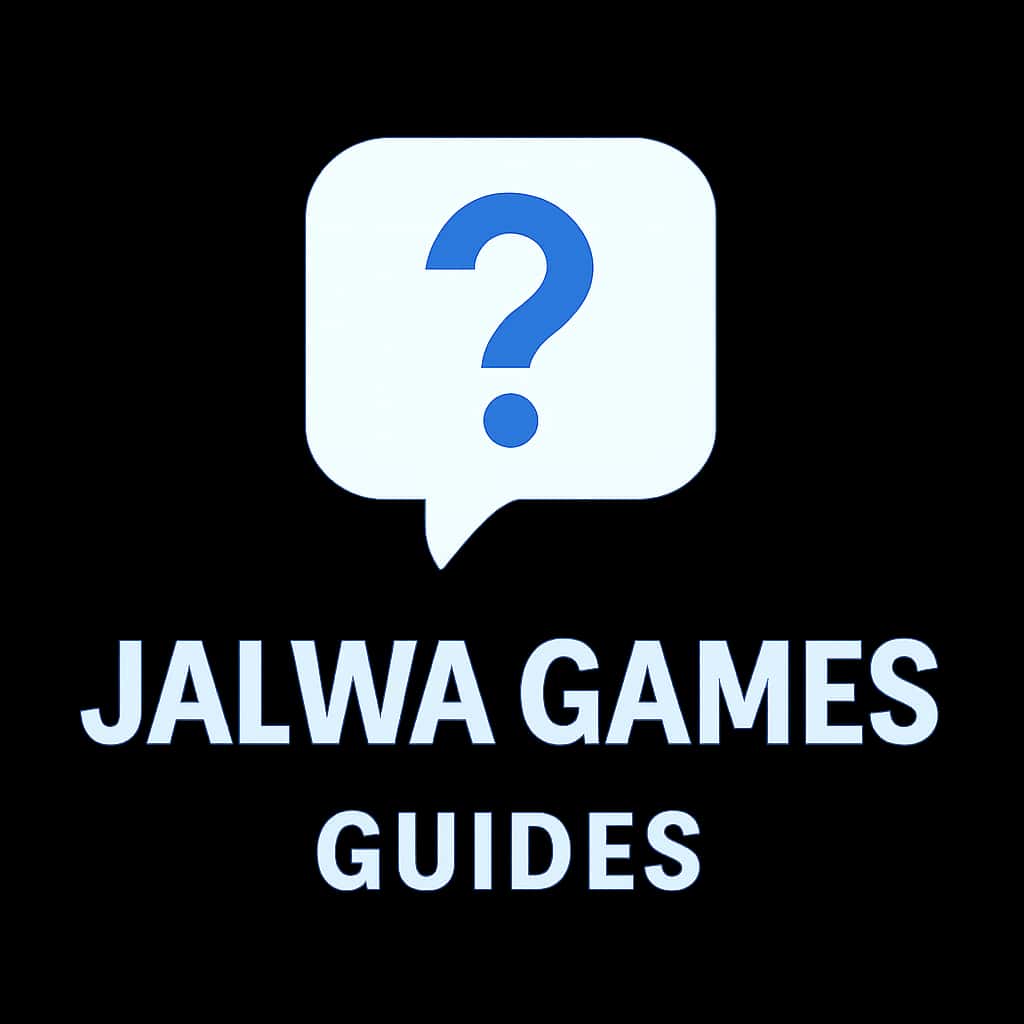Minimal icon concept for Jalwa Games Guides.