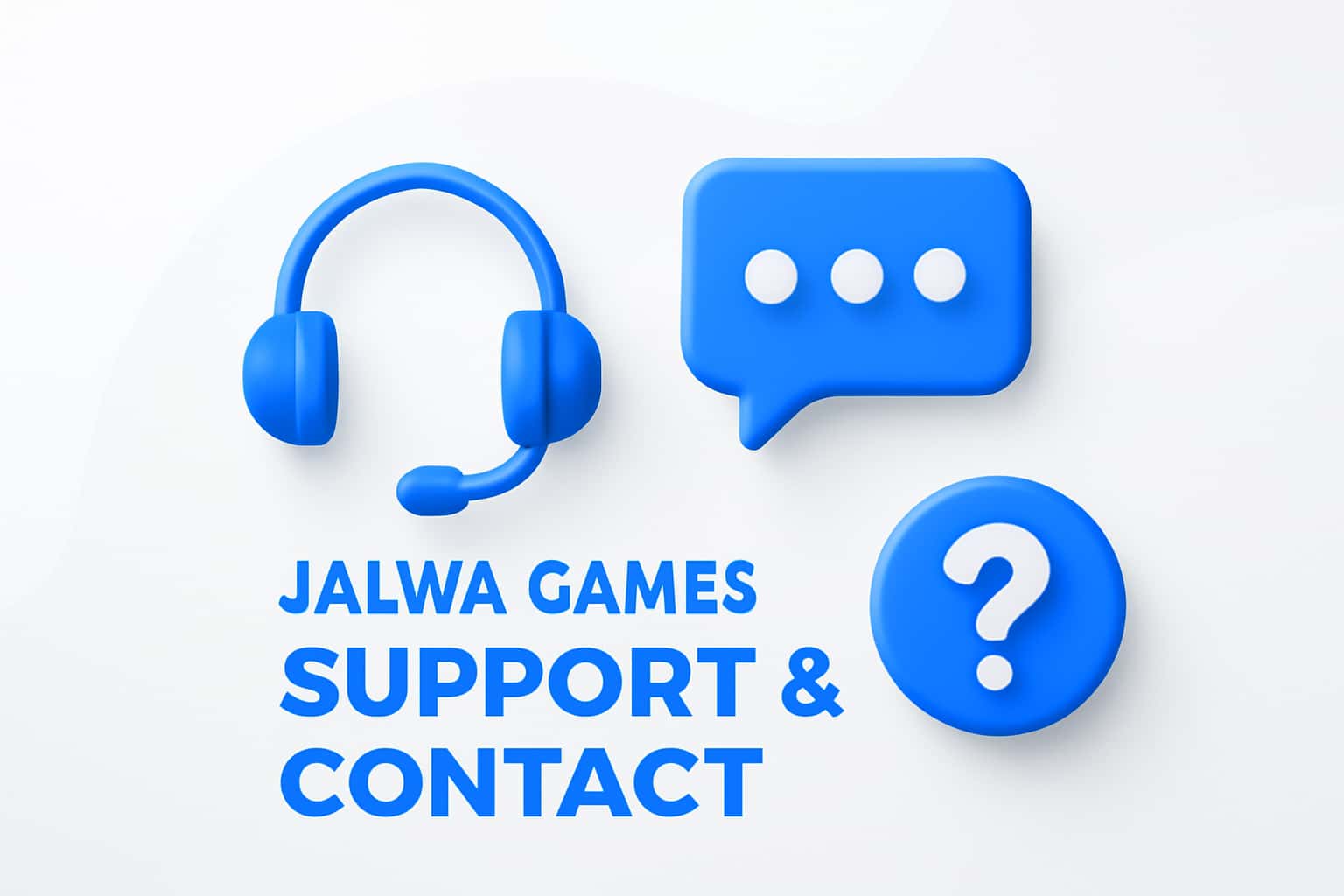 Jalwa Games Support & Contact Interface