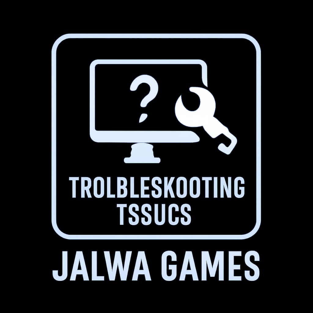 Icon representing assistance for Jalwa Games troubleshooting.